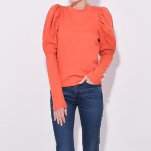 Ulla Johnson‎ Philo Sweater Pink Pullover 100% Cotton Crew Neck Petite